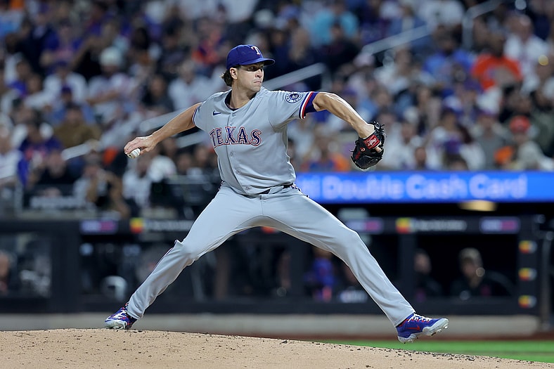 Texas Rangers pitcher Jacob deGrom