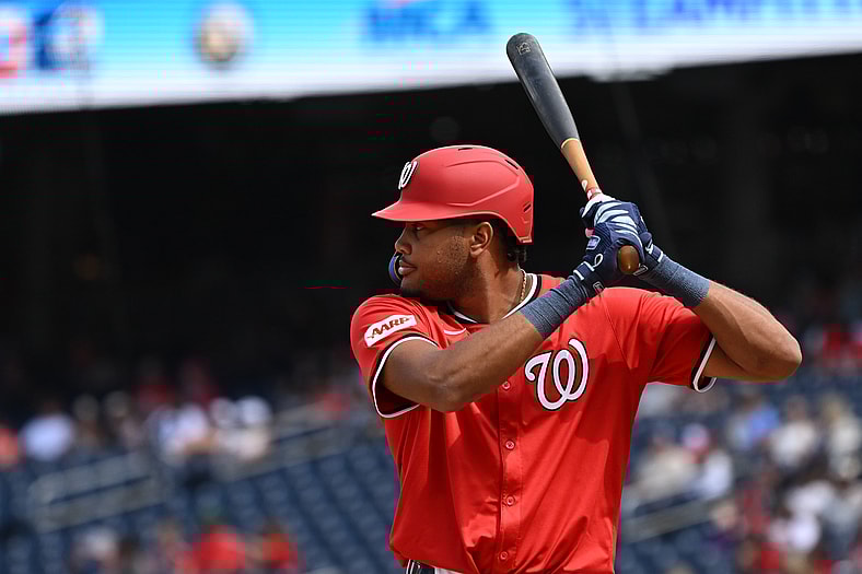 Washington Nationals outfielder James Wood