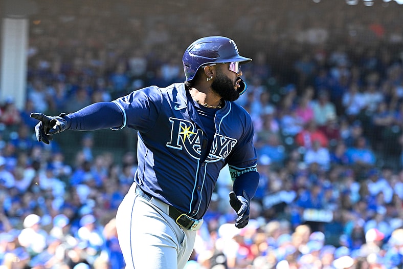 Tampa Bay Rays third baseman Junior Caminero