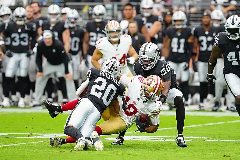 NFL: San Francisco 49ers at Las Vegas Raiders