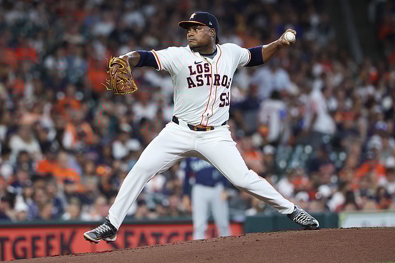 Houston Astros pitcher Framber Valdez