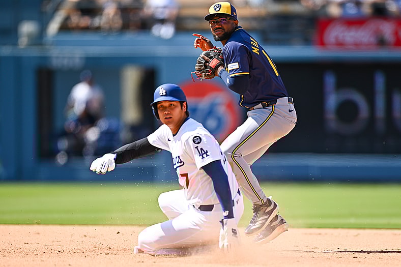 MLB: Milwaukee Brewers at Los Angeles Dodgers