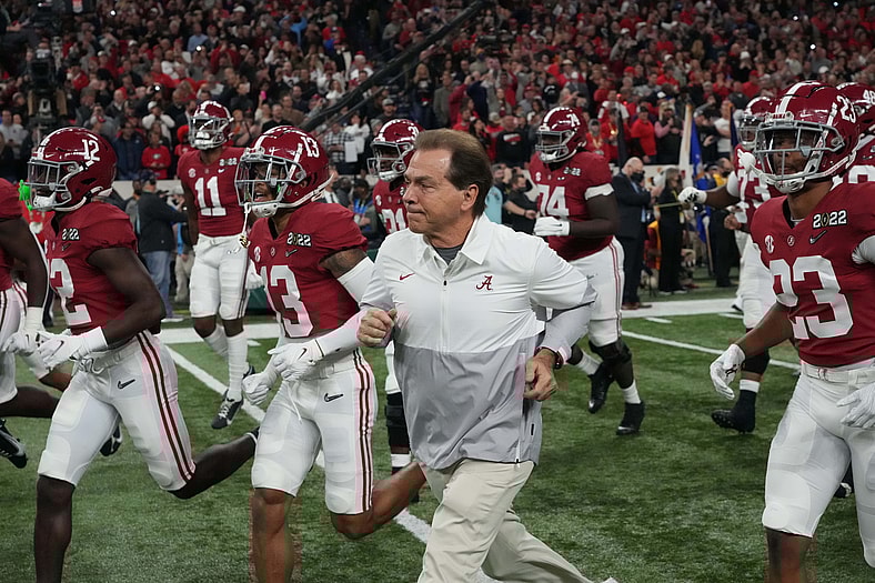 Alabama head coach Nick Saban