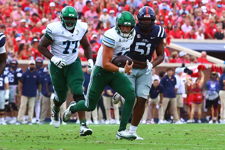 NCAA Football: Tulane at Mississippi