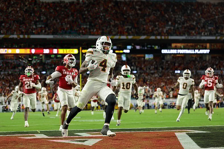 CFP National Championship Game, Miami Hurricanes vs Indiana Hoosiers