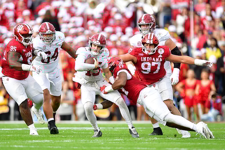 NCAA Football: Rose Bowl-Alabama at Indiana