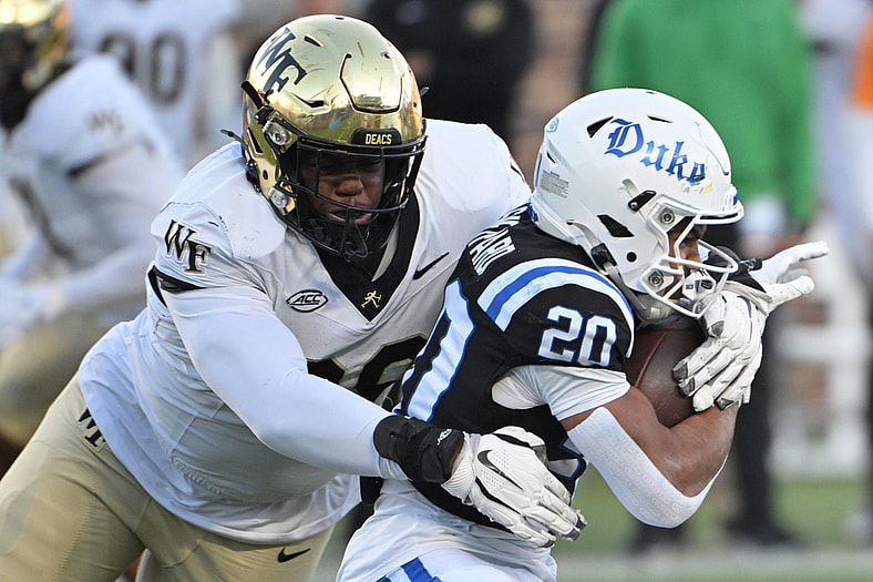 NCAA Football: Wake Forest at Duke