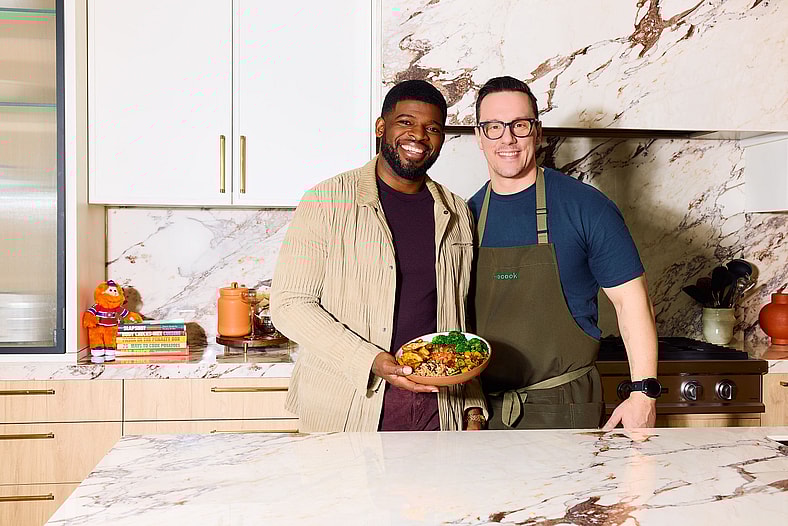 PK Subban and Gabriel Drapeau