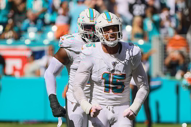 Miami Dolphins edge rusher Jaelan Phillips