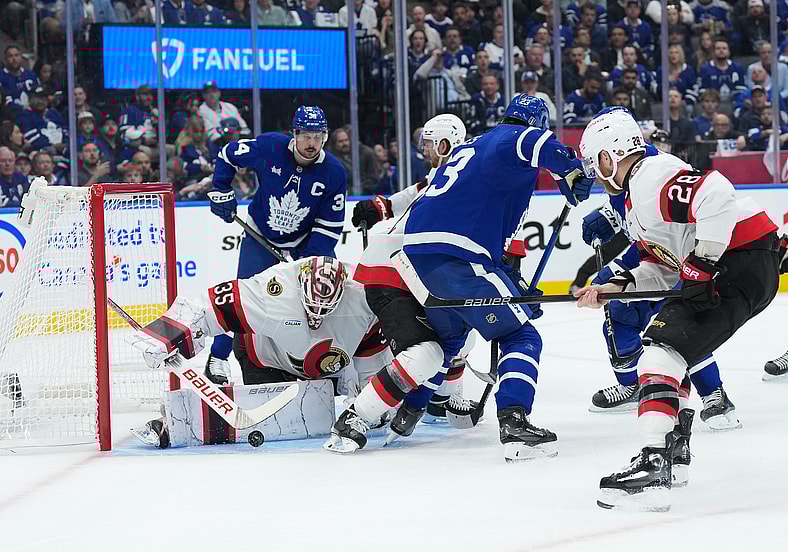 NHL: Stanley Cup Playoffs-Ottawa Senators at Toronto Maple Leafs