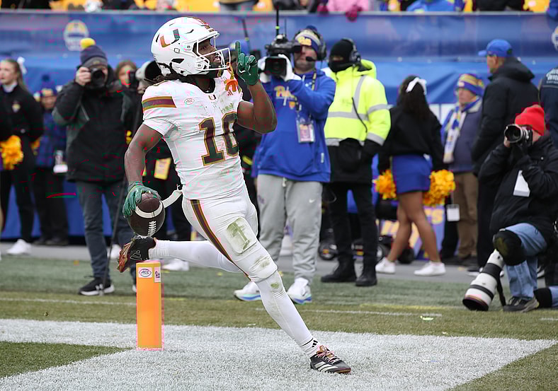 NCAA Football: Miami at Pittsburgh