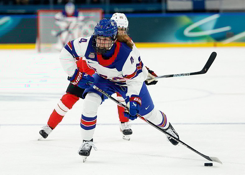 Olympics: Ice Hockey-Women Group A - SUI-USA