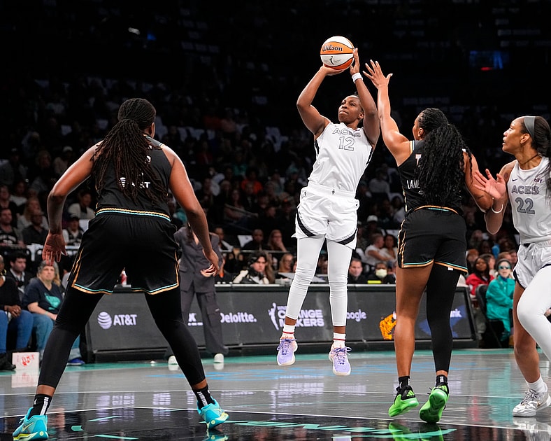 WNBA: Playoffs-Las Vegas Aces at New York Liberty