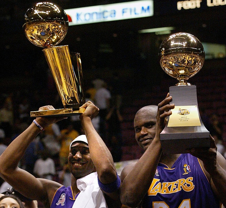 Shaquille O'Neal and Kobe Bryant