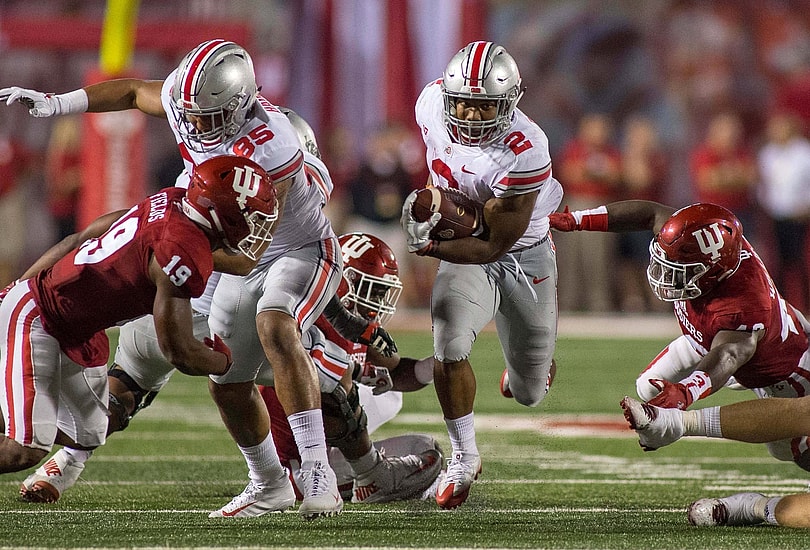 Ohio State running back J.K. Dobbins