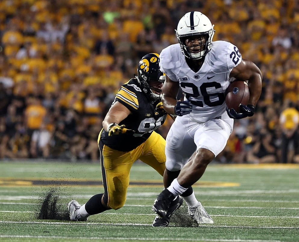 Penn State running back Saquon Barkley against Iowa in college football Week 4