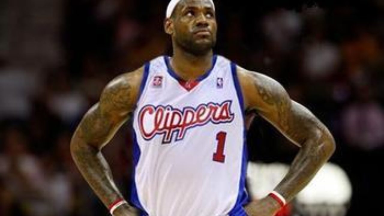 lebron james clippers jersey