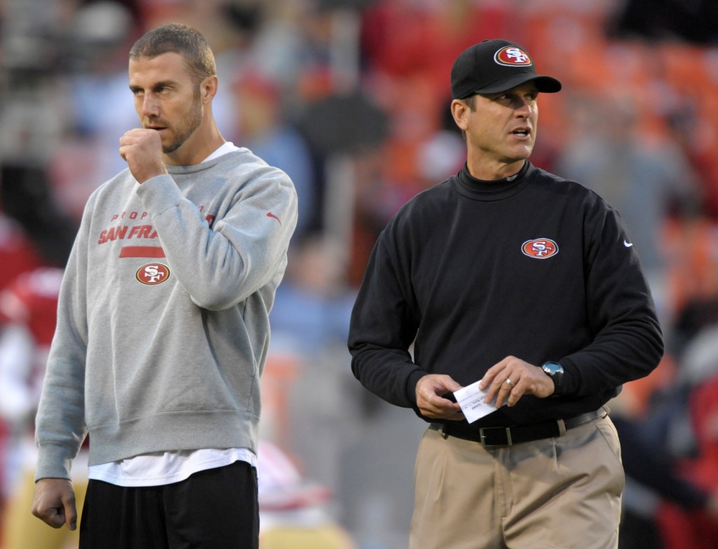 Photo: Kirby Lee, USA Today: Smith owes a lot of his success to Harbaugh.