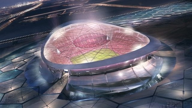 Courtesy of BBC: Qatar's plans for World Cup 2022. 