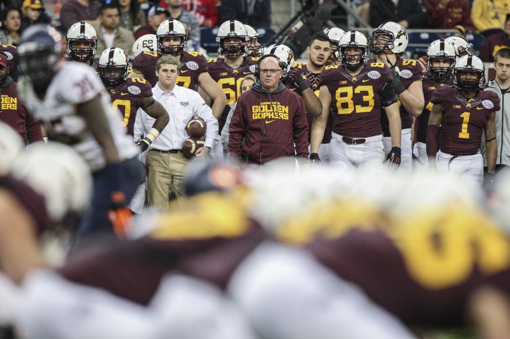 Jerry Kill has the Gophers going in the right direction. Photo: Troy Taormina-USA TODAY Sports