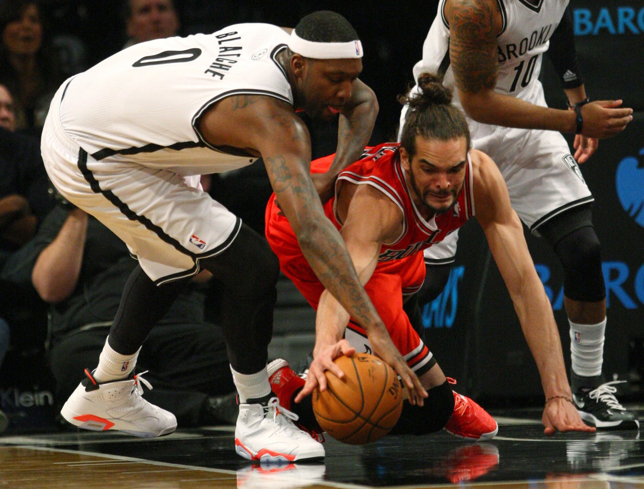 The Bulls and Nets will be a hard-nosed matchup. Photo via Noah K. Murray