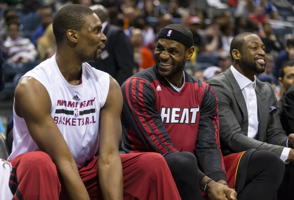 Jeff Hanisch, USA Today: It took Bosh and James to join Wade for those two to win. 