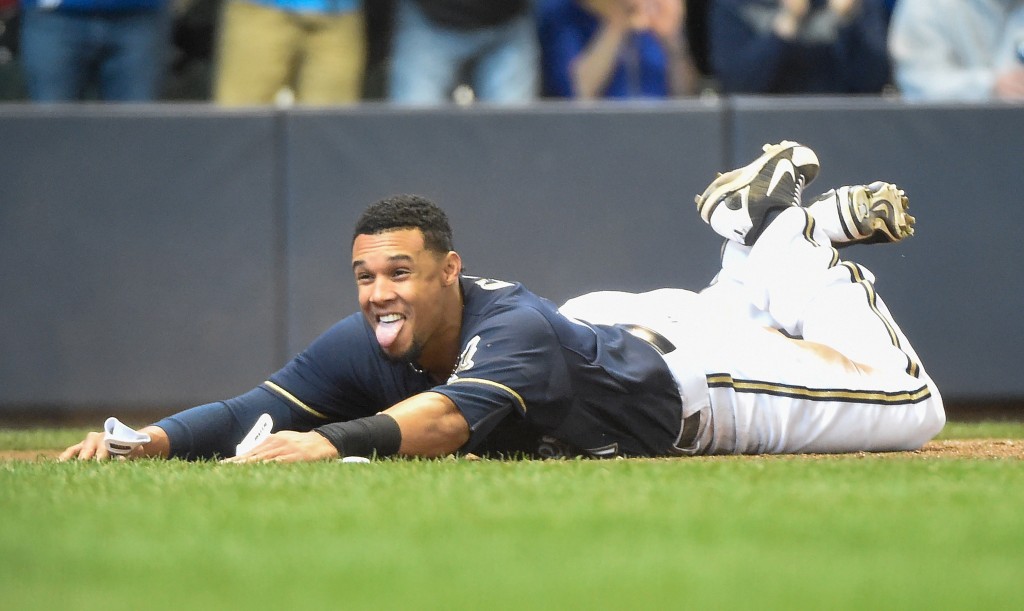 Benny Sieu, USA Today: Gomez and the Brewers are having an early-season blast in Milwaukee. 
