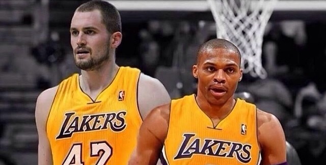 Courtesy of SB Nation: How does Love look in a Lakers uni?