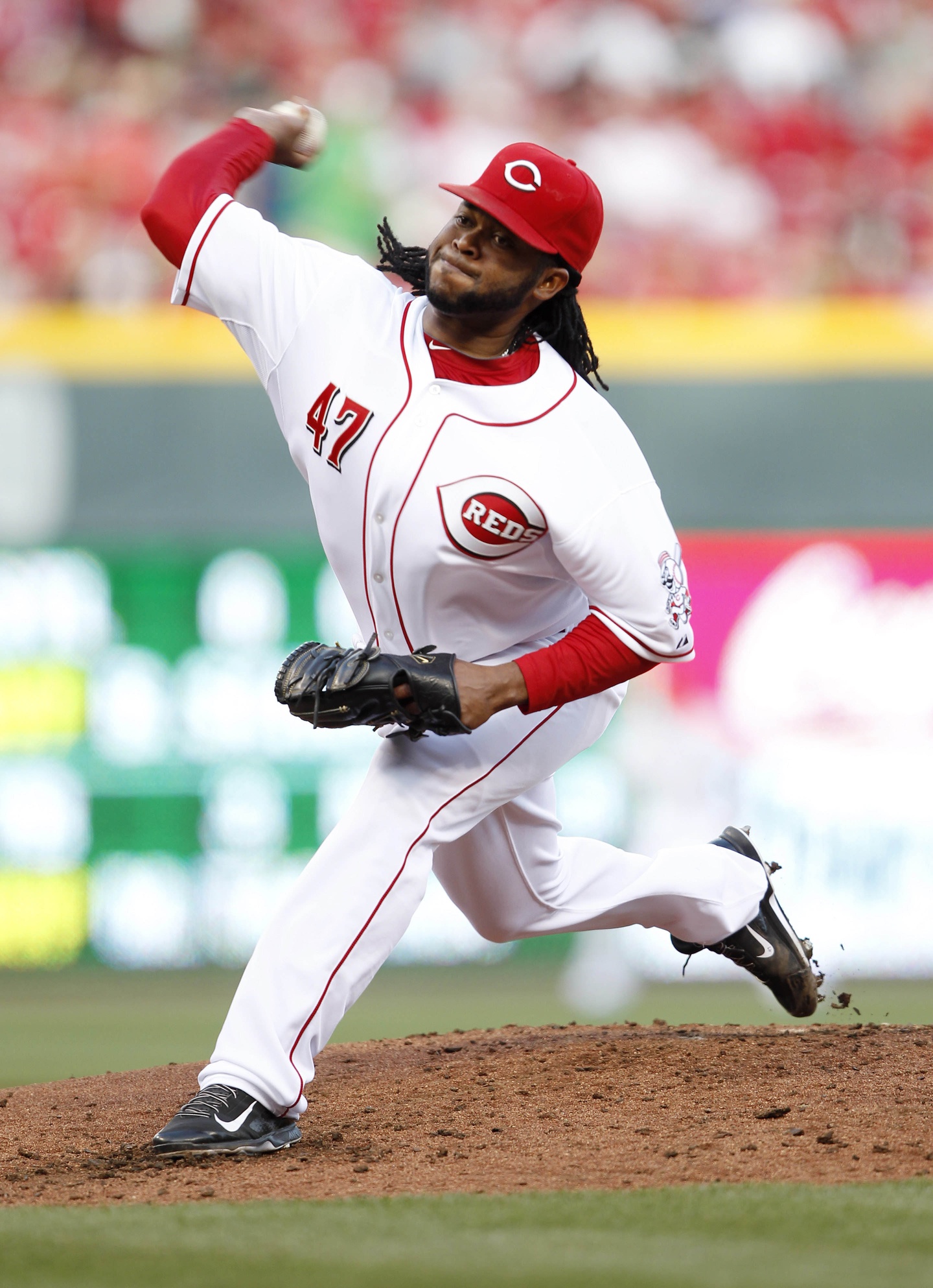 Johnny Cueto. Photo by Frank Victores, USA Today Sports Images.