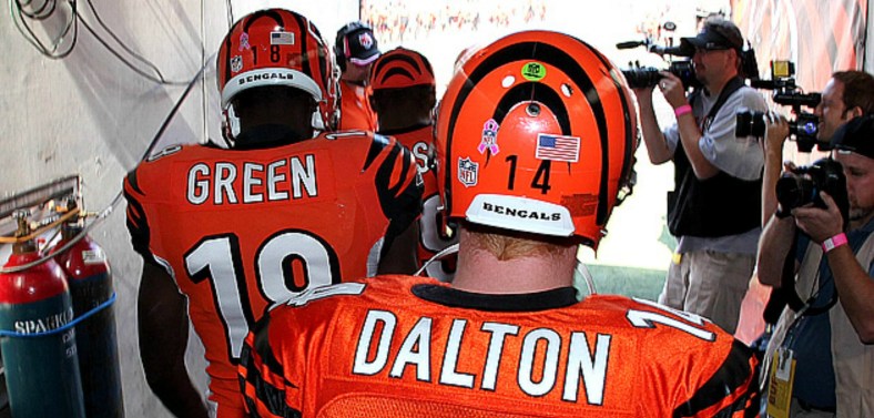 Bengals quarterback Andy Dalton and receiver A.J. Green