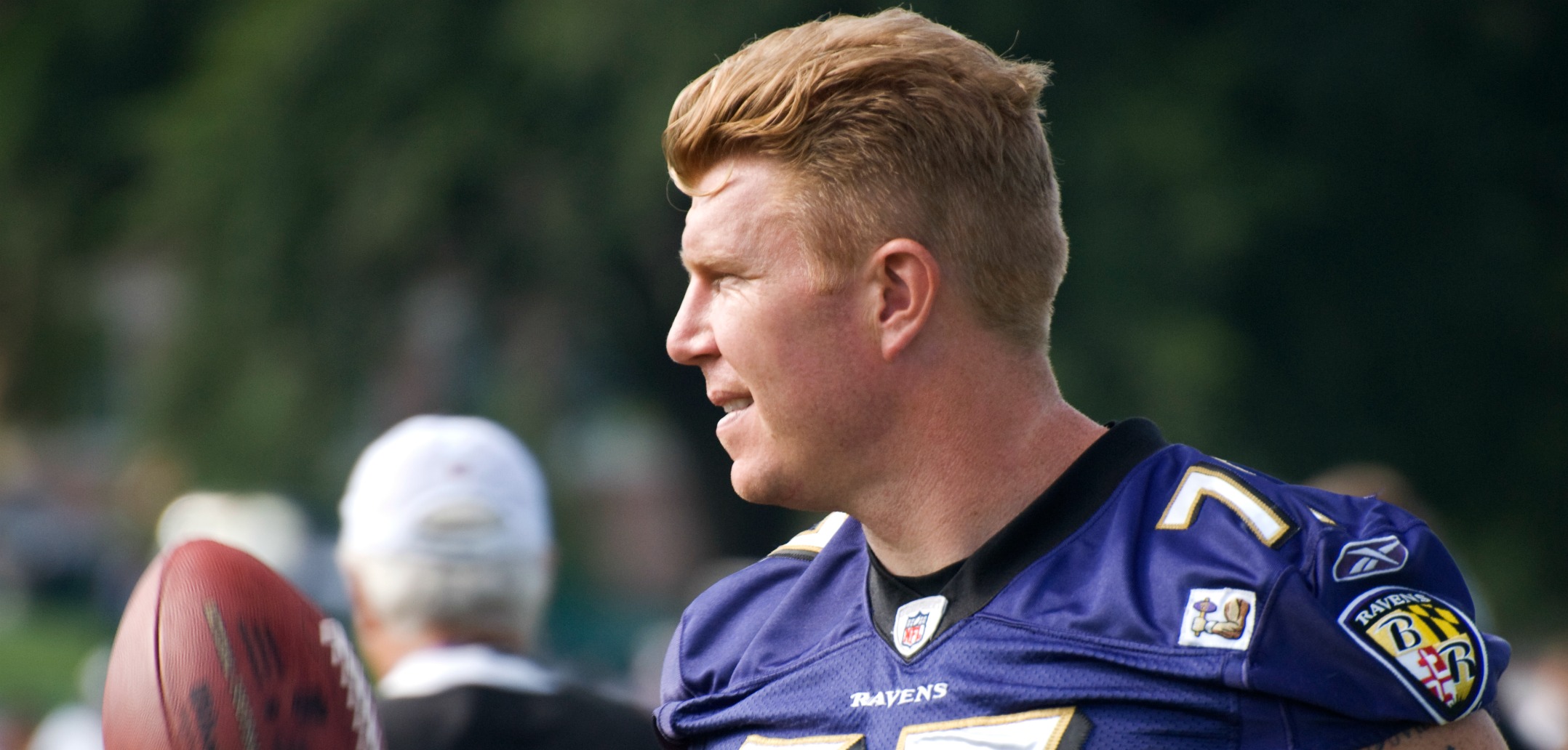 Baltimore Ravens center Matt Birk retires