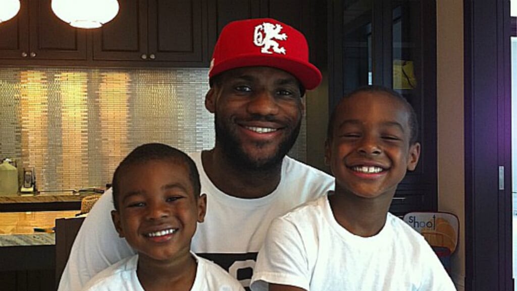 Watch: LeBron James Goes Nuts As His Son Catches a Fish