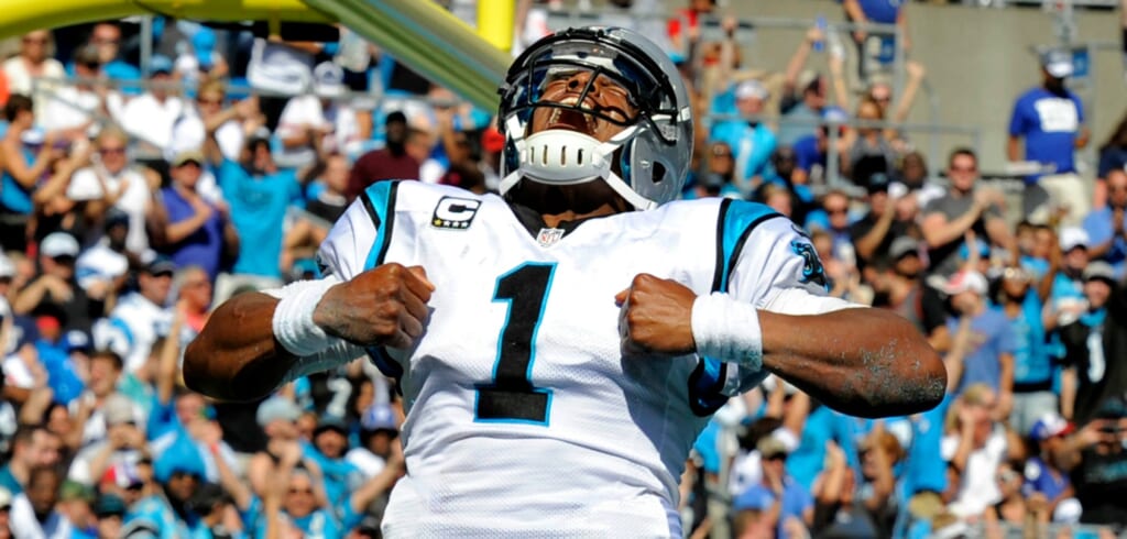 Courtesy of USA Today Sports: Cam Newton just doesn't have the necessary talent around him. 