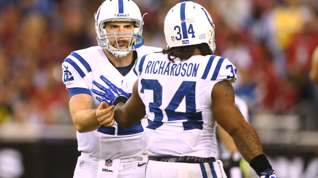 Courtesy of USA Today: Richardson needs to step up in Indianapolis. 