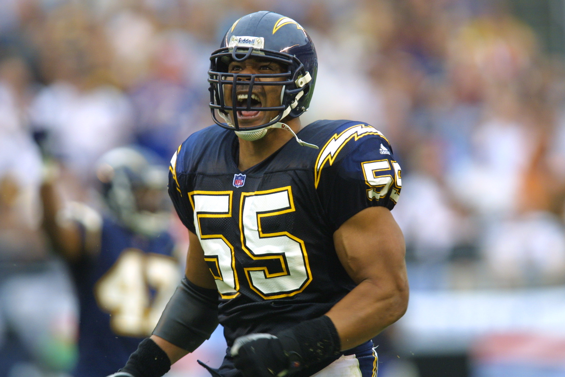 Courtesy of CBS Sports: Hard to argue against Seau as a top-10 LB of all-time. 