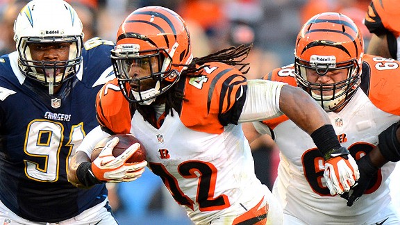 Courtesy of ESPN: Green-Ellis may be listed as the Bengals No. 2 RB, but that won't be the case Week 1. 