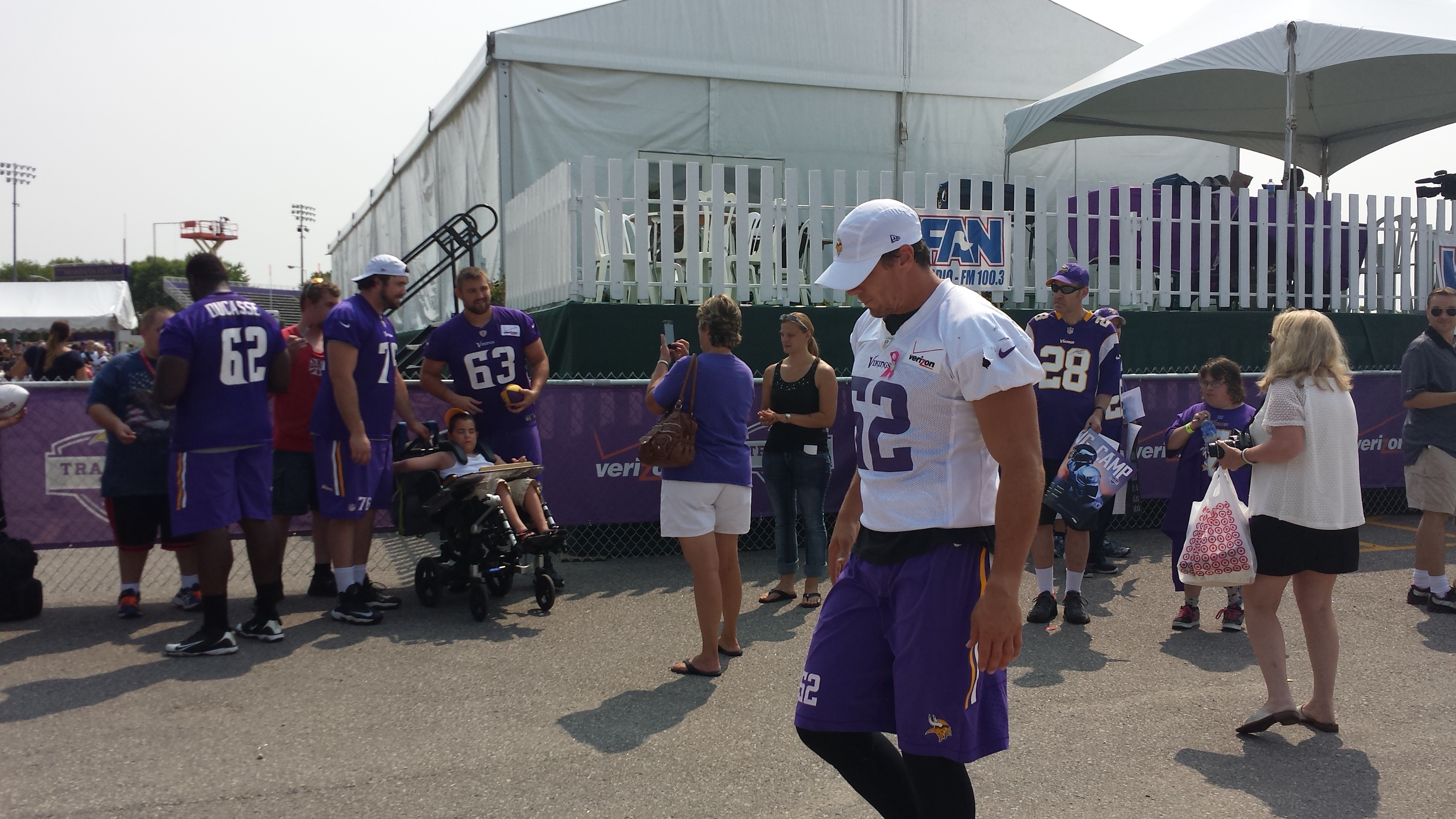 Chad Greenway will be relied upon to lead the Vikings' defense