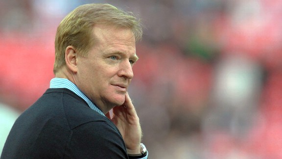 Courtesy of ESPN: Roger Goodell seems more worried about his perception than taking a stand. 