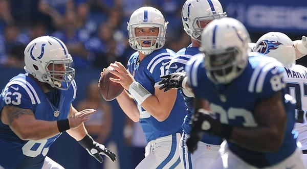 Courtesy of Colts.com: Luck may very well be playing the best football of his career. 