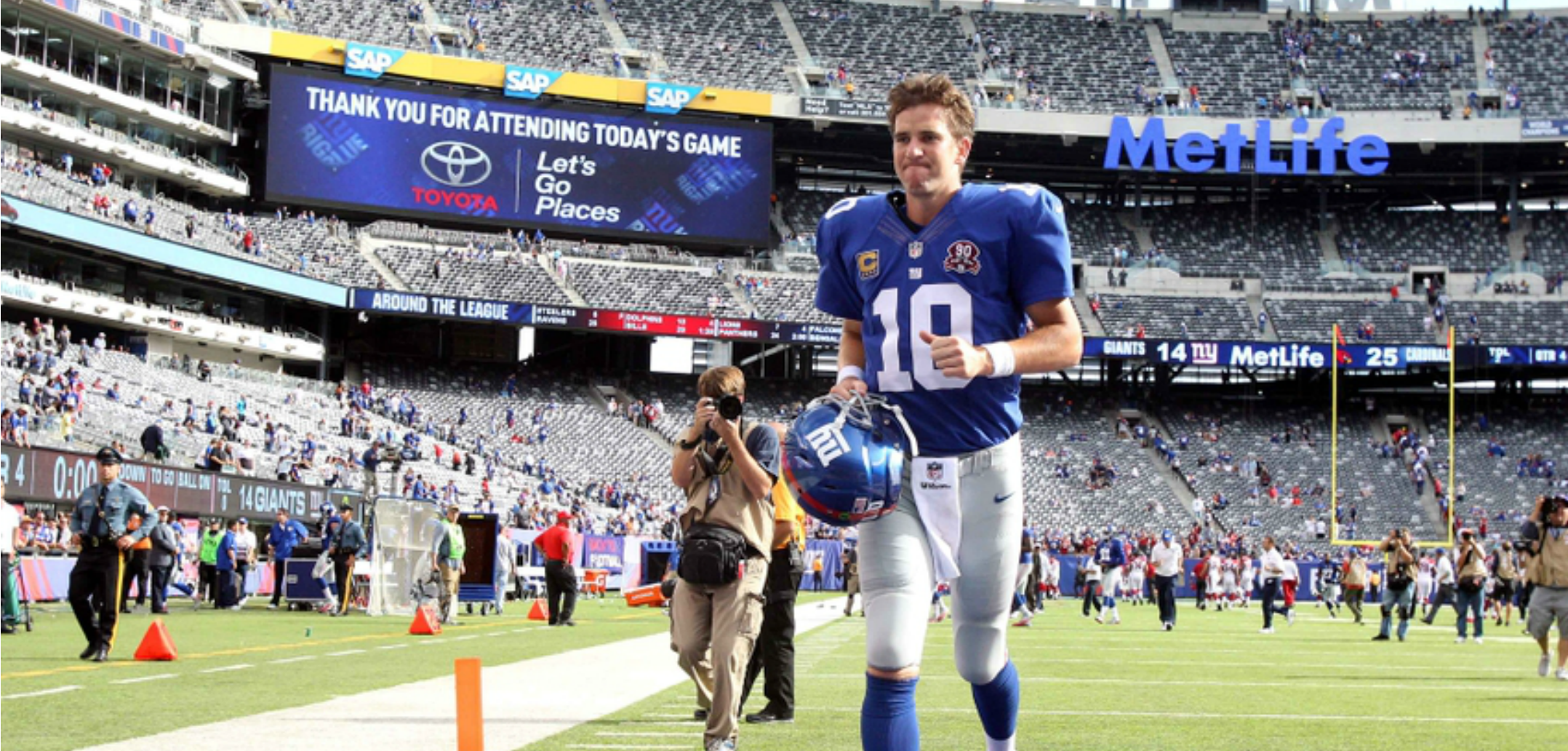 Courtesy of NY Post: Manning and the Giants are now in full must-win mode. 