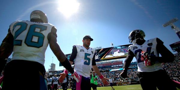 Blake Bortles and the Jaguars could be in line for their first win. 