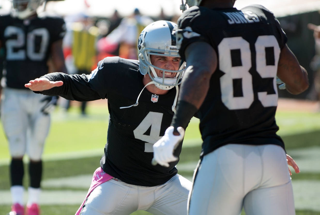 Courtesy of USA Today: Derek Carr continues to impress in Oakland. 