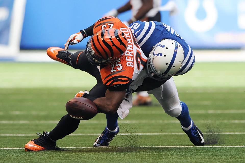Courtesy of Colts.com: Cincinnati didn't compete without A.J. Green on Sunday. 