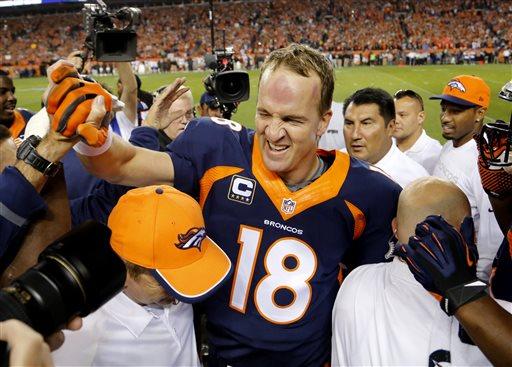 Couresy of Associated Press: Manning is just a pleasure to watch. 