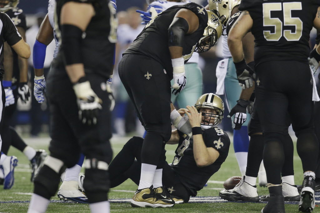 Courtesy of Nola.com: Brees and the Saints have are a couple losses from this being a lost season. 