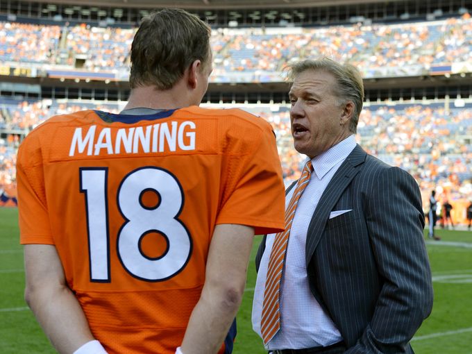 Courtesy of USA Today: Would anyone put it past Manning to break Elway's Broncos record?