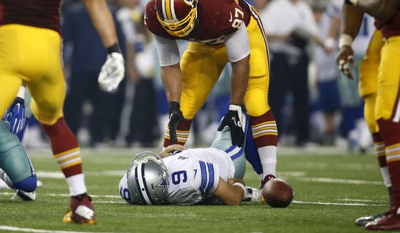 Courtesy of Washington Times: Can the Cowboys pick themselves up off the turf? 