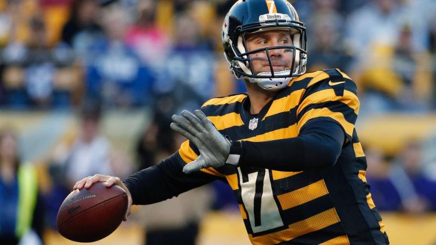 Courtesy of Fox Sports: With 12 touchdowns in his last two games, Big Ben is playing the best ball of his career. 