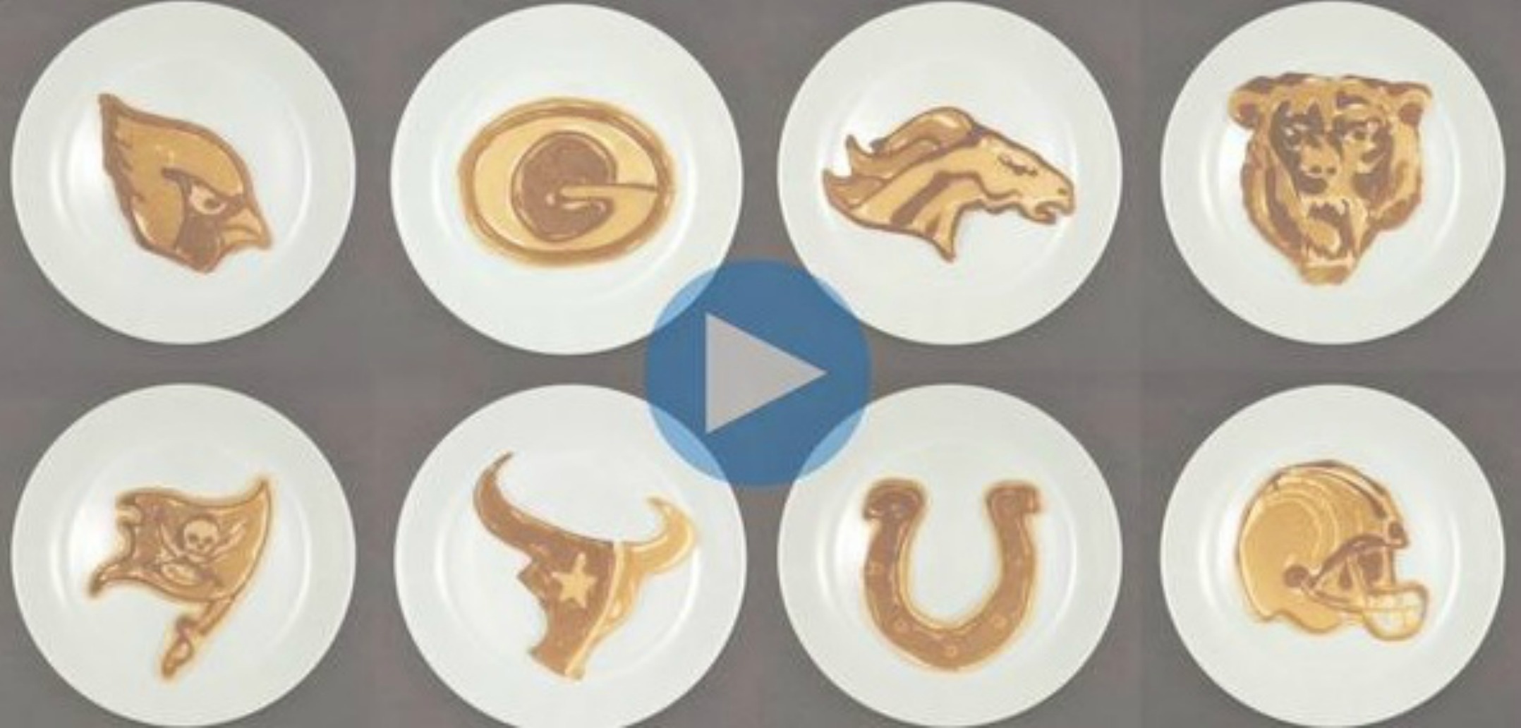 NFL Pancake Art is Amazing