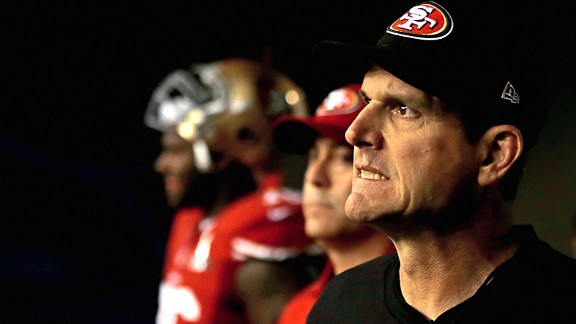 Courtesy of ESPN.com: Jim Harbaugh has been great, but the 49ers are about so much more. 
